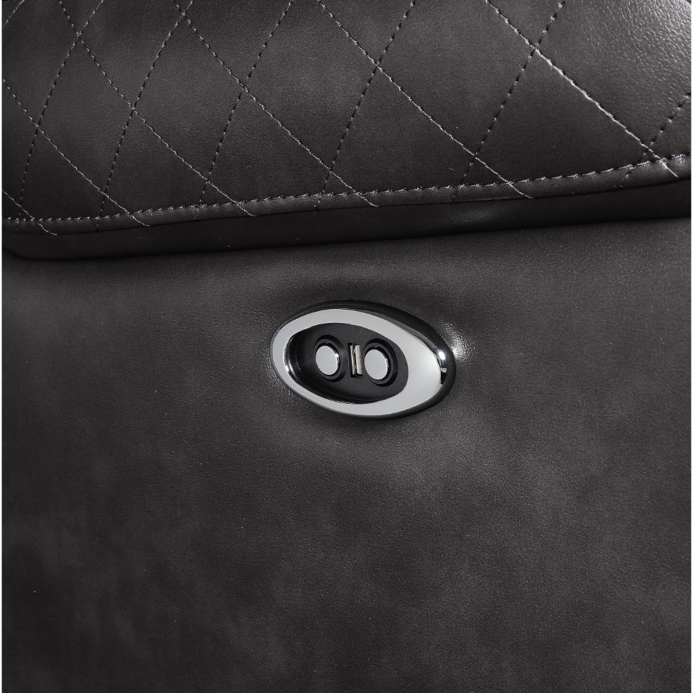 Sillón reclinable eléctrico con movimiento y tapizado Braylon de 42" de ancho