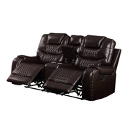 Loveseat Braylon de 78" de largo con movimiento y consola