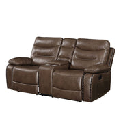 Loveseat móvil Aashi de 78" de largo con consola