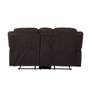 Sofá de dos plazas Madden Motion de 70" con consola
