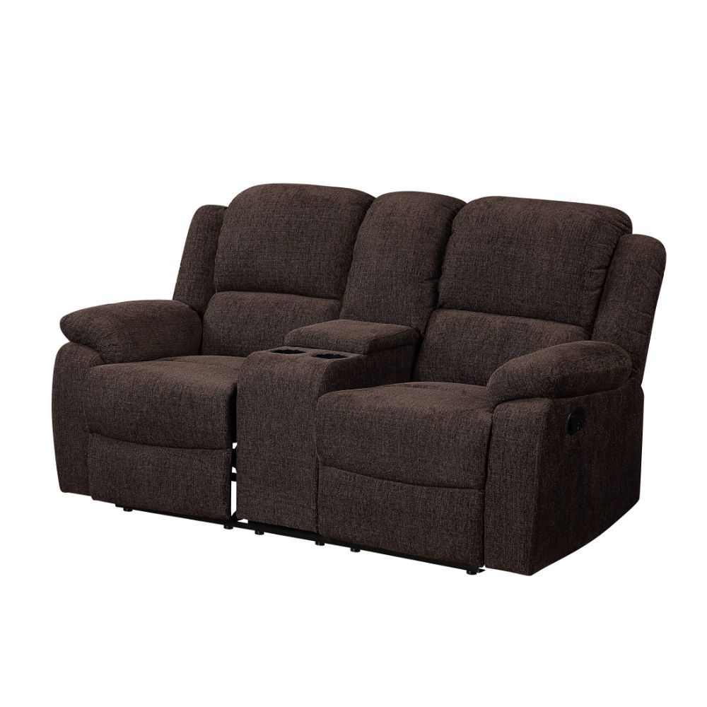 Sofá de dos plazas Madden Motion de 70" con consola