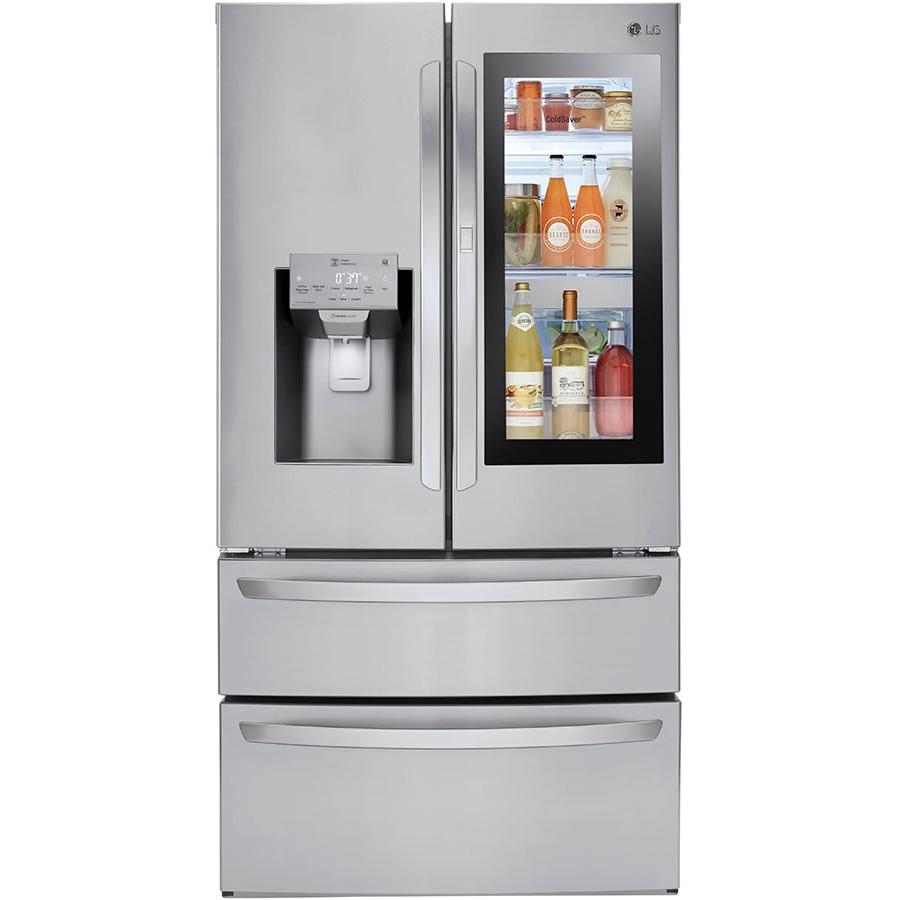 LG 36-inch, 27.8 cu.ft. Freestanding French 4-Door Refrigerator with Slim SpacePlus® Ice System LMXS28596S IMAGE 5