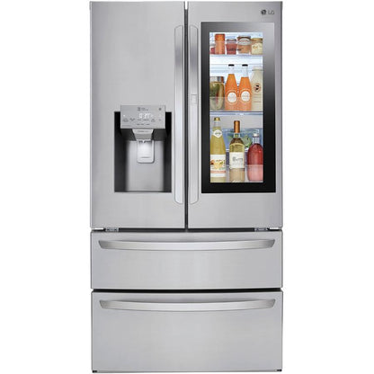 LG 36-inch, 27.8 cu.ft. Freestanding French 4-Door Refrigerator with Slim SpacePlus® Ice System LMXS28596S IMAGE 5