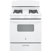GE 30-inch Freestanding Gas Range with Front Controls JGBS10DEMWW IMAGE 1