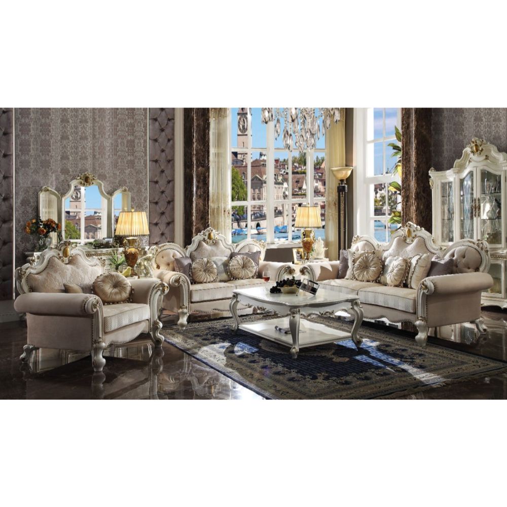 Picardy 93" Sofa with Matching 7 Pillows