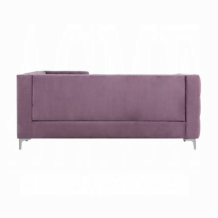 Rhett Purple Velvet Sectional Sofa