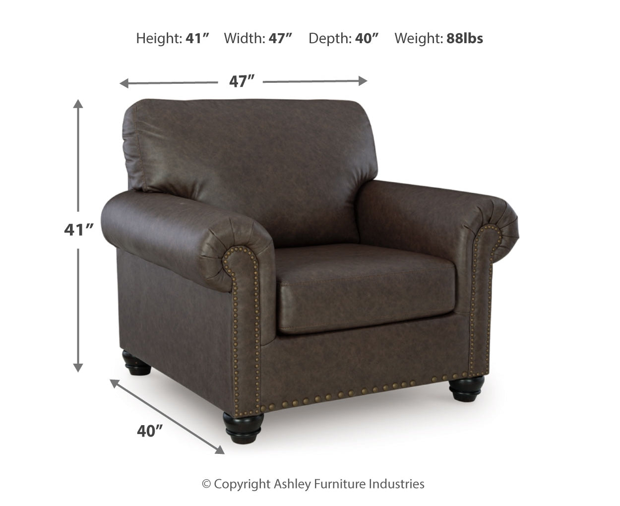 Roxmere Chair and Ottoman
