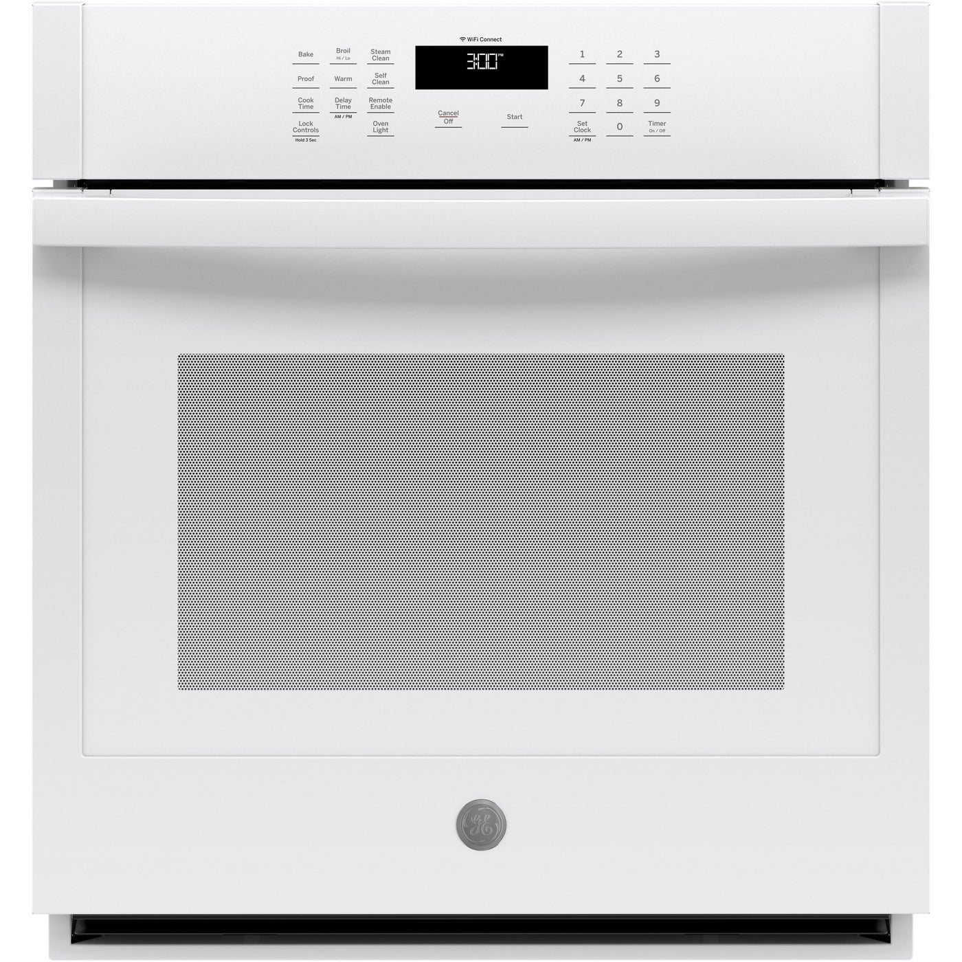  GE 27-inch, 4.3 cu. ft. Built-in Single Wall Oven JKS3000DNWW IMAGE 1