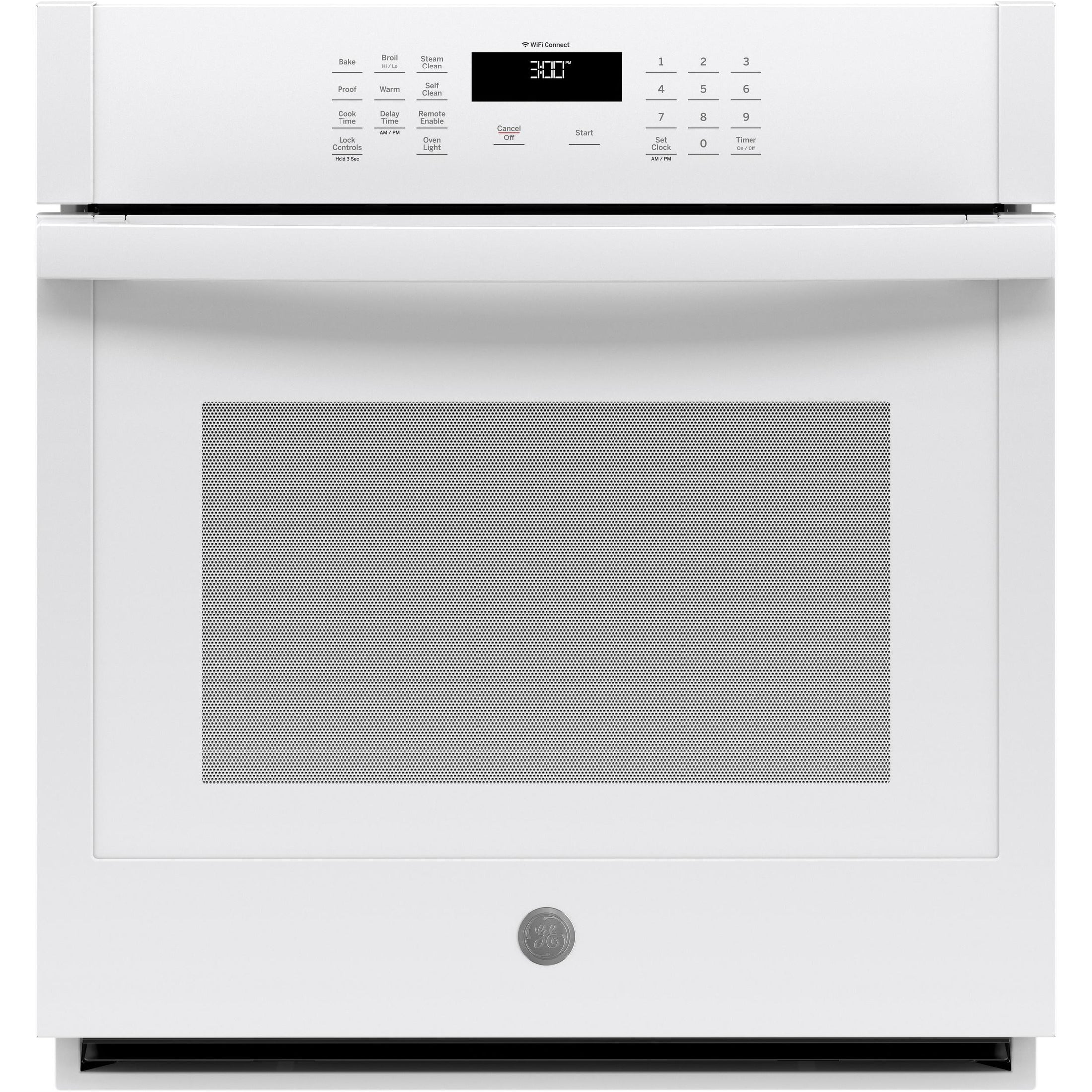  GE 27-inch, 4.3 cu. ft. Built-in Single Wall Oven JKS3000DNWW IMAGE 1
