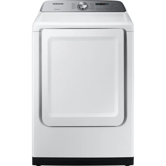  Samsung 7.4 cu.ft. Electric Dryer With Smart Care DVE50R5200W/A3 IMAGE 1