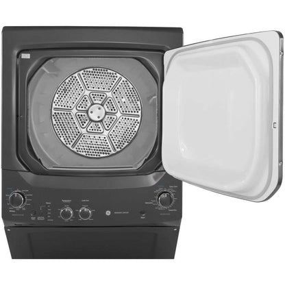  GE Stacked Washer/Dryer Electric Laundry Center GUD27ESPMDG IMAGE 4