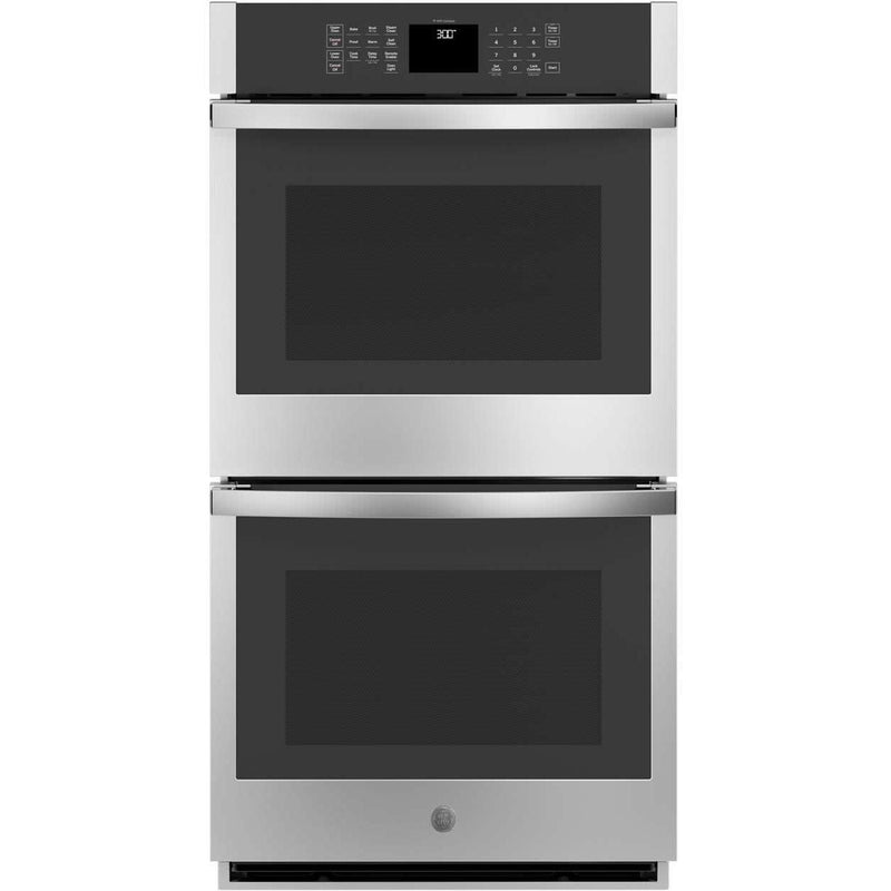 GE 27-inch, 8.6 cu.ft. Built-in Double Wall Oven with Wi-Fi Connectivity JKD3000SNSS