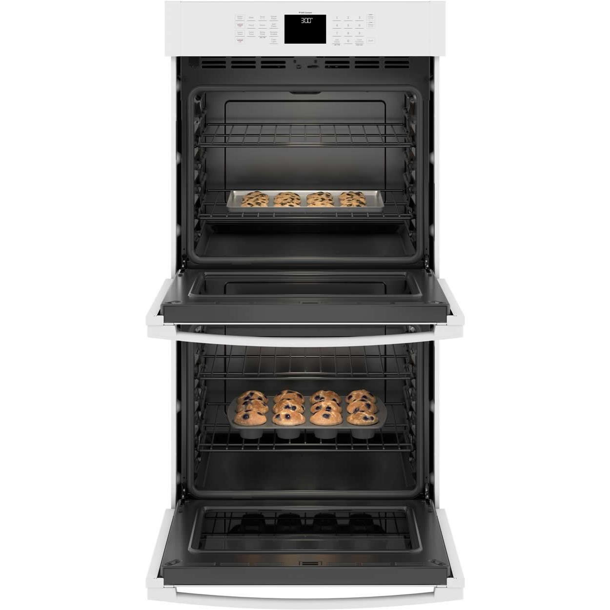 GE 27-inch, 8.6 cu.ft. Built-in Double Wall Oven with Wi-Fi Connectivity JKD3000DNWW IMAGE 3