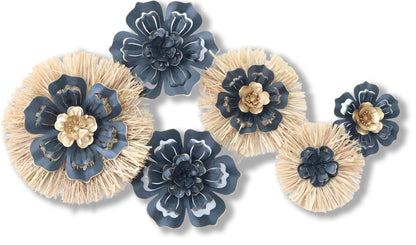 ''Floral'' Metal Wall Art