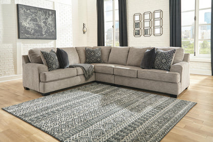 Bovarian 3-Piece Sectional and Ottoman