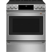  Café 30-inch Slide-in Electric Range with Warming Drawer CES700P2MS1 IMAGE 1