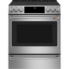 Café 30-inch Slide-in Electric Range with Warming Drawer CES700P2MS1 IMAGE 1