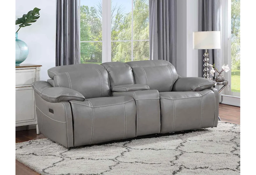 Loveseat reclinable eléctrico dual Alpine