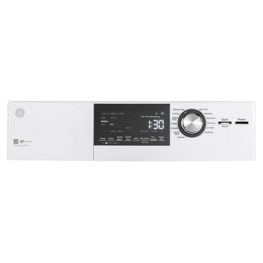  GE 4.3 cu.ft. Electric Dryer with Wi-Fi Connectivity GFD14ESSNWW IMAGE 2