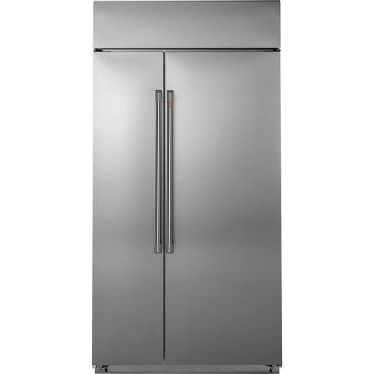  Café 48-inch, 29.6 cu. ft. Built-in Side-by-Side Refrigerator CSB48WP2NS1 IMAGE 1