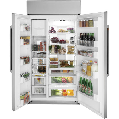  Café 48-inch, 29.6 cu. ft. Built-in Side-by-Side Refrigerator CSB48WP2NS1 IMAGE 3