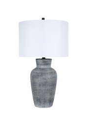 Textured Aura Textured Ceramic Table Lamp (Case Pack 2)