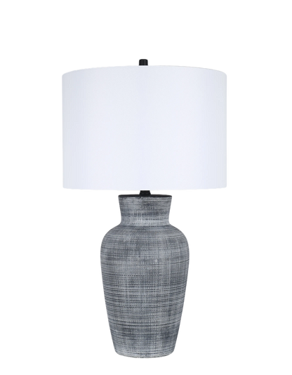 Textured Aura Textured Ceramic Table Lamp (Case Pack 2)