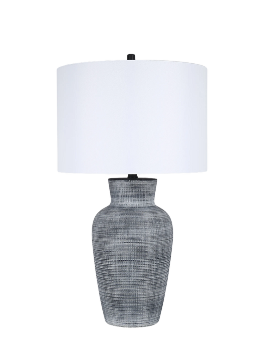 Textured Aura Textured Ceramic Table Lamp (Case Pack 2)