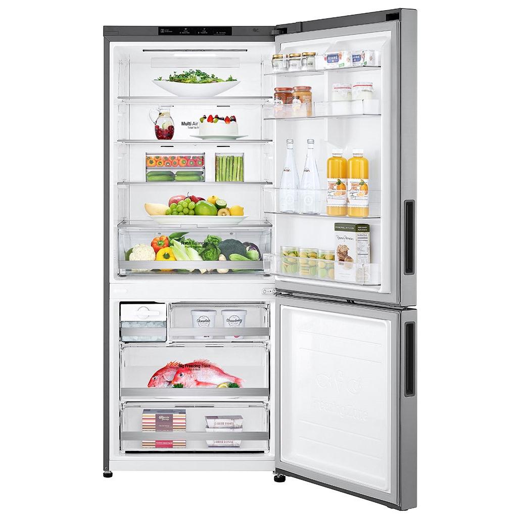 LG 28-inch, 14.7 cu.ft. Counter-Depth Bottom Freezer Refrigerator with Multi-Air Flow Cooling LBNC15231V IMAGE 4