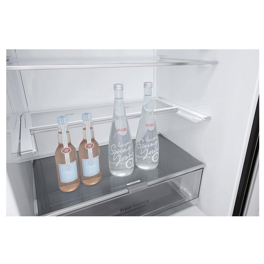 LG 28-inch, 14.7 cu.ft. Counter-Depth Bottom Freezer Refrigerator with Multi-Air Flow Cooling LBNC15231V IMAGE 6