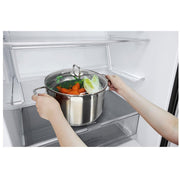 LG 28-inch, 14.7 cu.ft. Counter-Depth Bottom Freezer Refrigerator with Multi-Air Flow Cooling LBNC15231V IMAGE 7