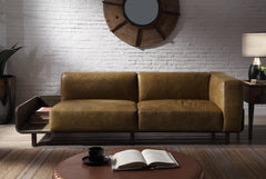 Blanca 91"L Top Grain Leather Sofa