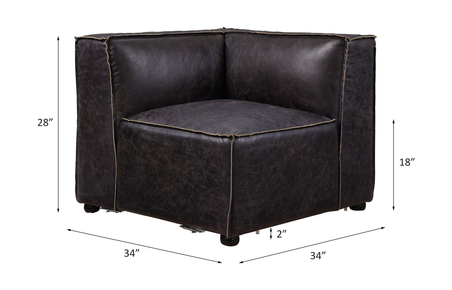 Birdie Top Grain Leather Modular - Wedge