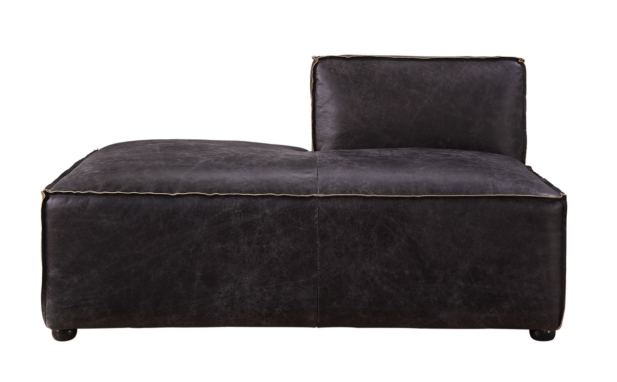 Chaise modular Birdie de cuero flor de primera calidad