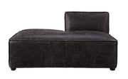 Chaise modular Birdie de cuero flor de primera calidad