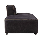 Chaise modular Birdie de cuero flor de primera calidad