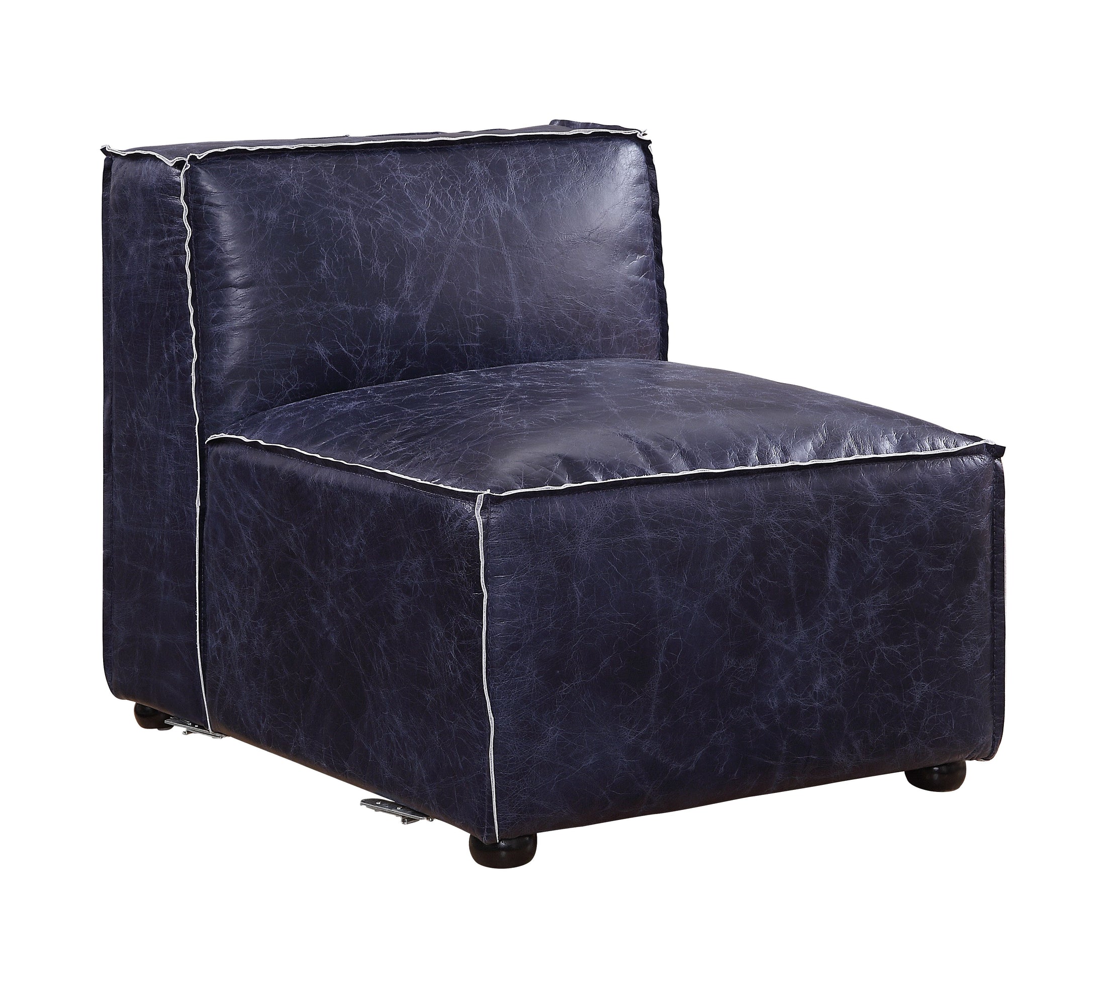 Birdie Top Grain Leather Modular - Armless Chair