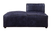 Chaise modular Birdie de cuero flor de primera calidad
