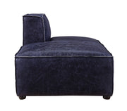 Chaise modular Birdie de cuero flor de primera calidad