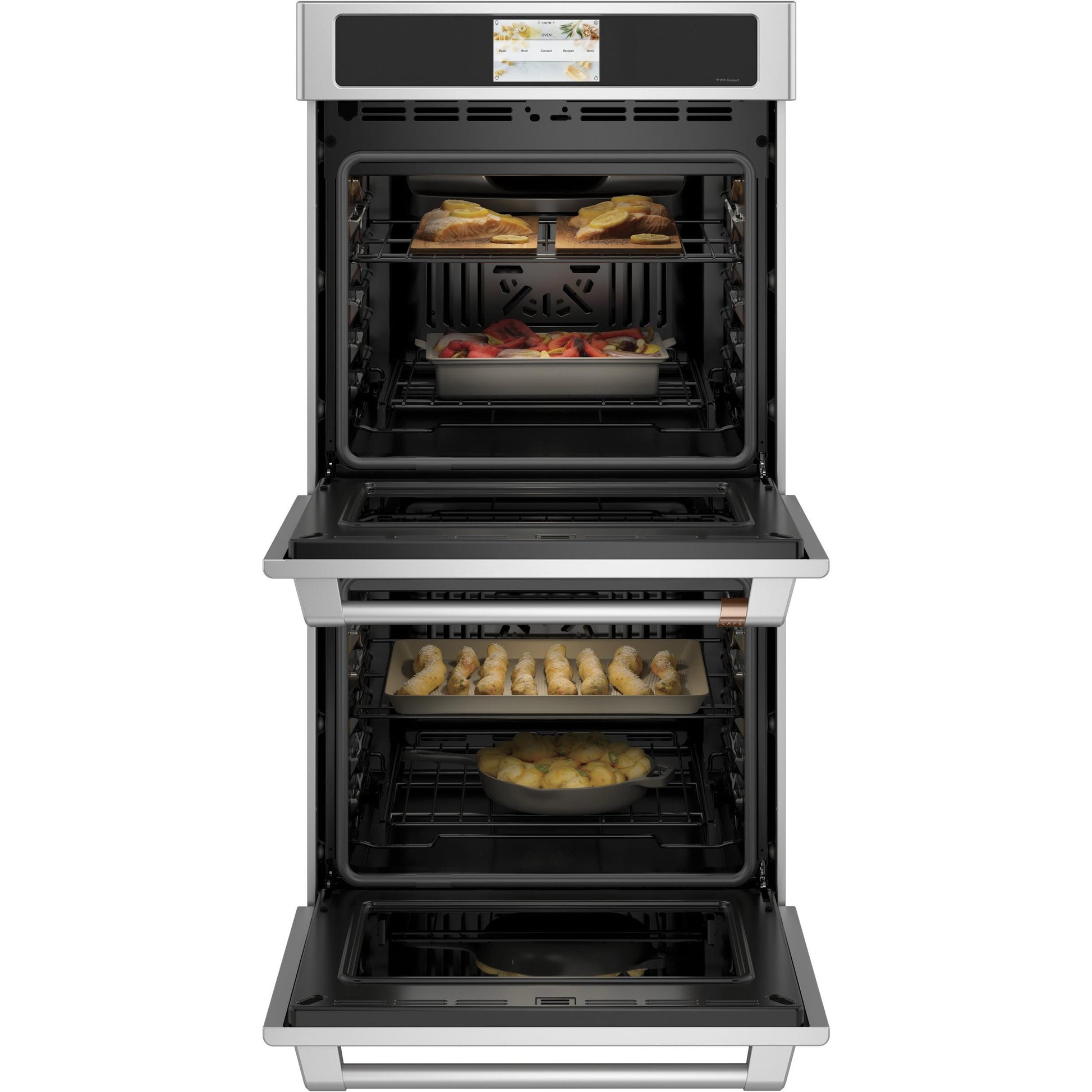  Café 27-inch, 8.6 cu.ft. Built-in Double Wall Oven with WiFi Connect CKD70DP2NS1 IMAGE 3
