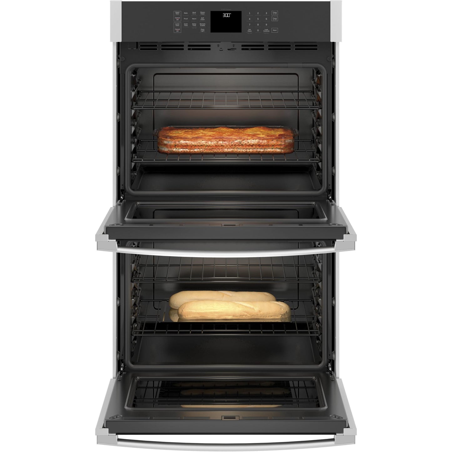 GE 30-inch, 10 cu. ft. Built-in Double Wall Oven JTD3000SNSS IMAGE 4