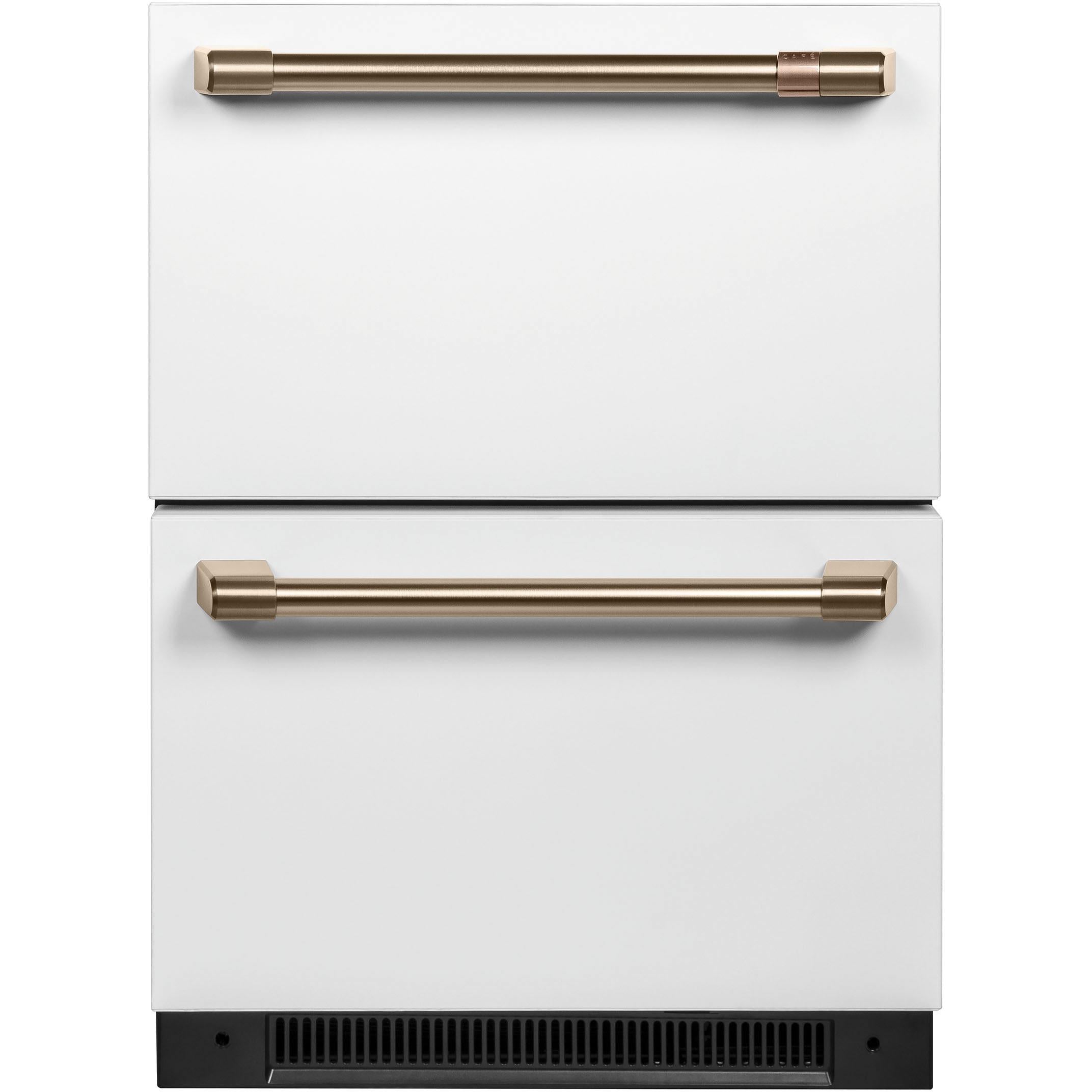  Café 24-inch 5.7 cu. ft. Dual-Drawer Refrigerator CDE06RP4NW2 IMAGE 1