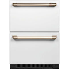  Café 24-inch 5.7 cu. ft. Dual-Drawer Refrigerator CDE06RP4NW2 IMAGE 1