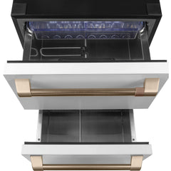  Café 24-inch 5.7 cu. ft. Dual-Drawer Refrigerator CDE06RP4NW2 IMAGE 2