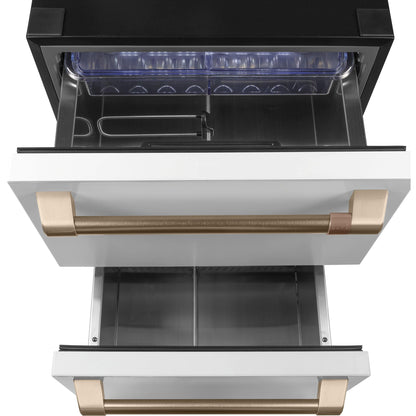  Café 24-inch 5.7 cu. ft. Dual-Drawer Refrigerator CDE06RP4NW2 IMAGE 2