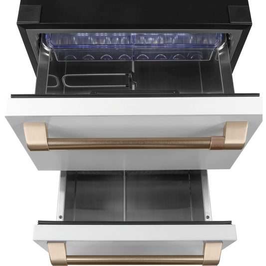  Café 24-inch 5.7 cu. ft. Dual-Drawer Refrigerator CDE06RP4NW2 IMAGE 2