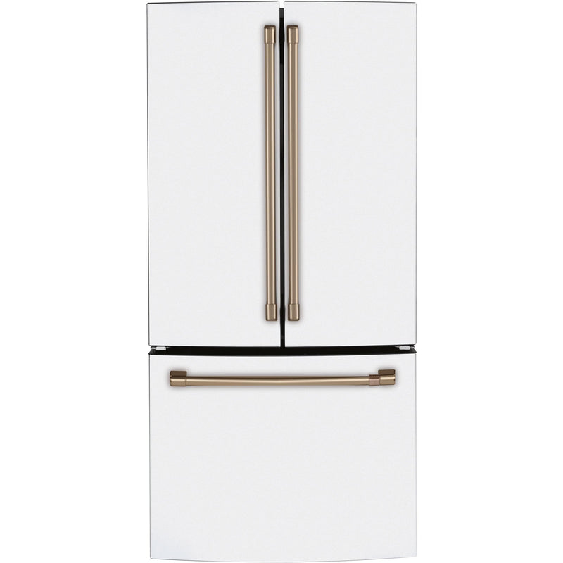 Café 33-inch, 18.6 cu. ft. Counter-Depth French 3-Door Refrigerator CWE19SP4NW2