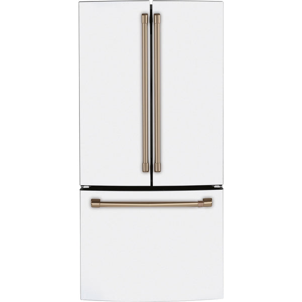 Café 33-inch, 18.6 cu. ft. Counter-Depth French 3-Door Refrigerator CWE19SP4NW2