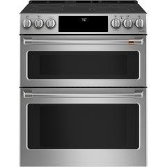  Café 30-inch Slide-in Electric Range with Convection CES750P2MS1 IMAGE 1