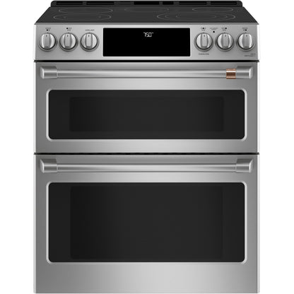  Café 30-inch Slide-in Electric Range with Convection CES750P2MS1 IMAGE 1